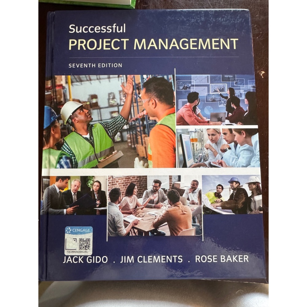 Successful Project Management 7th Edition Gido Clements Baker Hardcover Textbook
